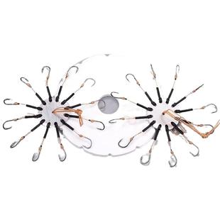 翻板钩盘钩爆炸钩钓鱼钩配件套装钓组海杆抛竿鲢鳙鱼勾防挂底翻转