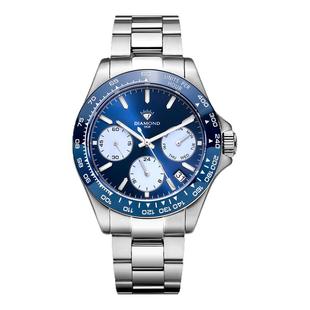 上海手表男机械表正品老国产牌钻石G302时尚防水多功能男士腕表