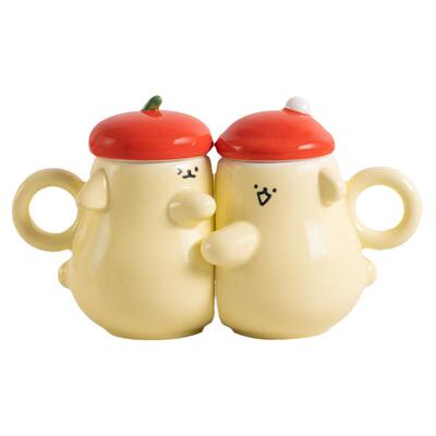 【贴贴杯】情侣对杯陶瓷釉下彩