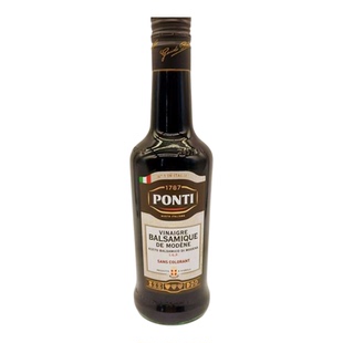 PONTI庞蒂意大利进口摩德纳香醋500ml调味凉拌原装进口黑醋