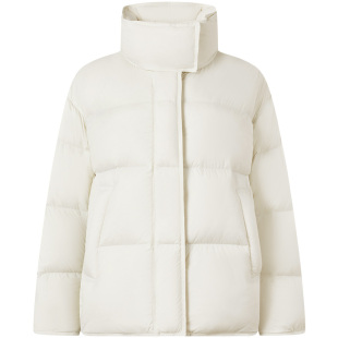 坦博尔2025年秋季新款羽绒服女短款立领轻暖零压显瘦小个子面包服