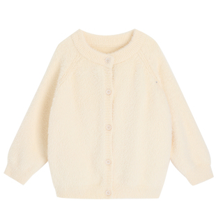 沫沫家童装冬装女童2026秋冬季新款儿童洋气内搭毛衣外穿开衫外套