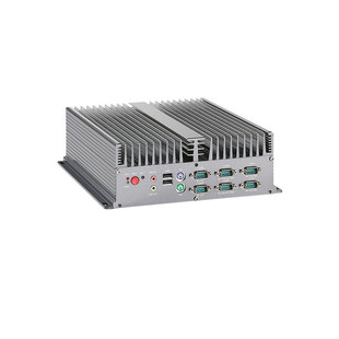 6代i7-6700HQ嵌入式工控机4个千兆网10USB无风扇主机替代ARK-3520