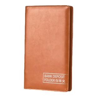 高端存单收纳本票据夹定期银行活期存折本真皮存款储蓄单一体包支票汇票演唱会电影多功能大容量收集册保护套