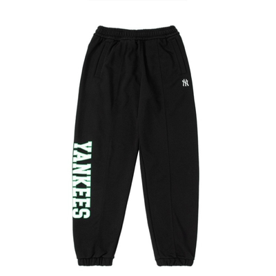 MLB男女情侣学院风运动休闲长裤