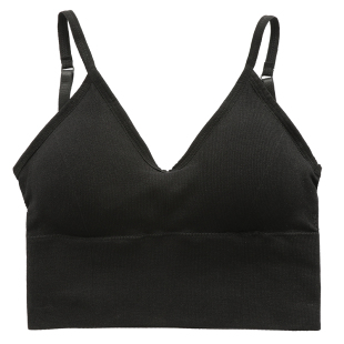 美背内衣女加厚杯2025爆款抹胸U型小胸平胸专用吊带背心聚拢文胸