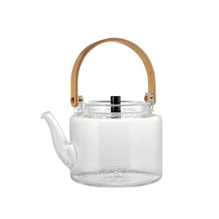 雅集茶具木把提梁壶套装高硼硅玻璃煮水泡茶壶大容量耐热办公家用
