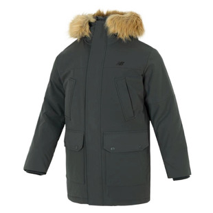 【自营】NEW BALANCE男棉服运动防风保暖连帽羽绒服AMJ44300-ACK