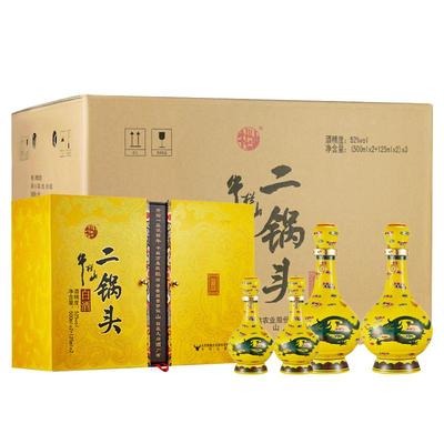 【牛栏山官方】黄龙礼盒52度整箱