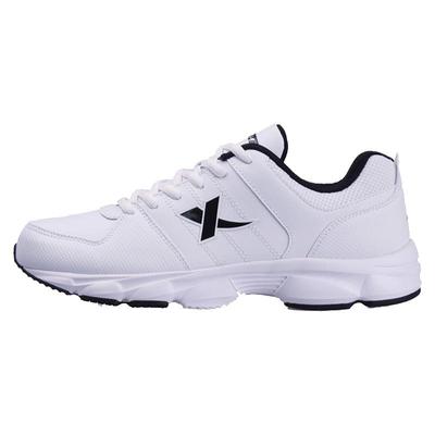 特步皮面防泼水运动鞋男