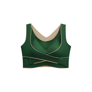 洋奢防下垂收副乳内衣女胸大显小运动美背聚拢调整型无钢圈文胸罩