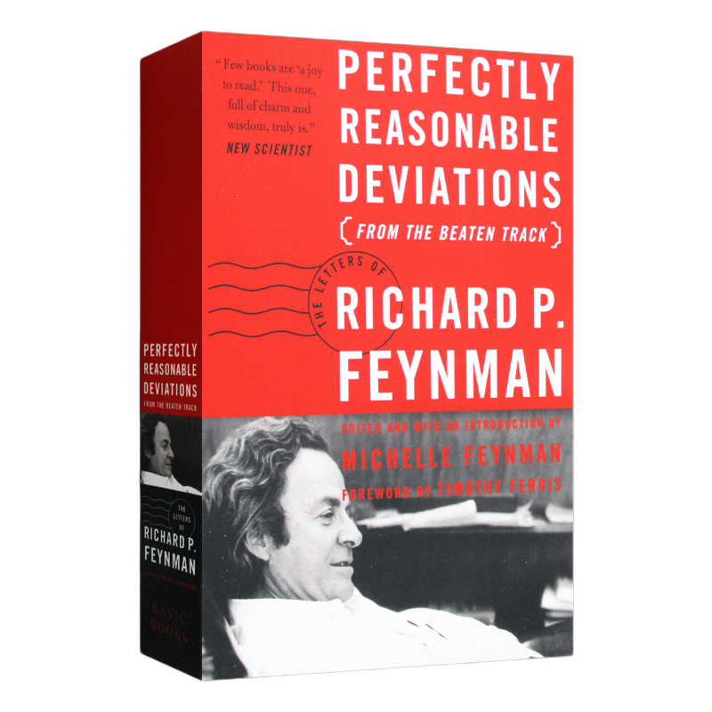 英文原版 Perfectly Reasonable Deviations from the Beaten Track 费曼手札 不休止的鼓声 理查德 费曼 英文版 进口英语原版书籍