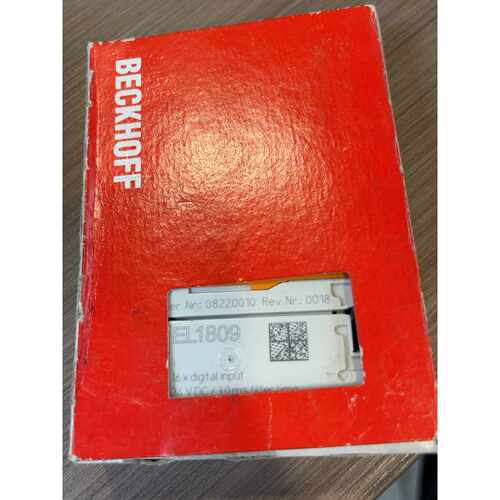 询价下单倍福BECKHOFF数字输入模块EL1809，全新原装正品，