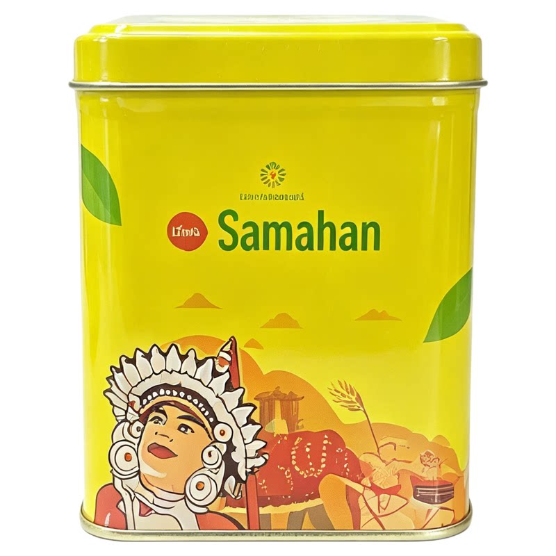 铁罐精装 Samahan斯里兰卡原装进口阿育吠陀中草药感冒茶印度姜茶