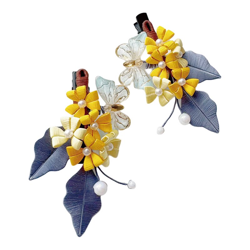 非遗缠花diy材料包蝴蝶桂花