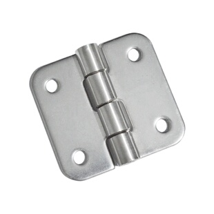 304不锈钢蝶形铰链2.5寸HFL11-59工业箱体设备59*62合页SHHPSD8-2