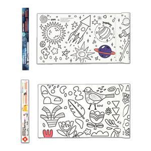 卡通画花芽大卷画幼儿园