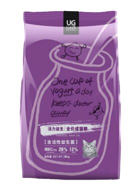 UG优基猫粮成猫益生菌酵素挑嘴猫粮英短布偶猫通用型猫主粮 成猫
