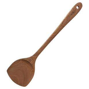 王麻子锅铲乌檀木铲子不粘锅专用耐高温炒菜家用木头炒勺木质木铲