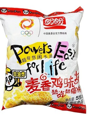 盼盼麦香鸡味块膨化小吃零食