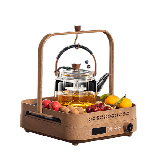 围炉煮茶烤火炉套装2025新款煮茶器全套电陶炉室内无烟养生煮茶壶