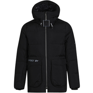 耐克男子AIR JORDAN防风衣保暖休闲外套短款运动羽绒服CK6662-011