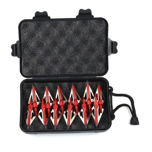 12个装翡翠头带户外猎头猎支配美收纳盒复合通用型件射箭器材弓箭