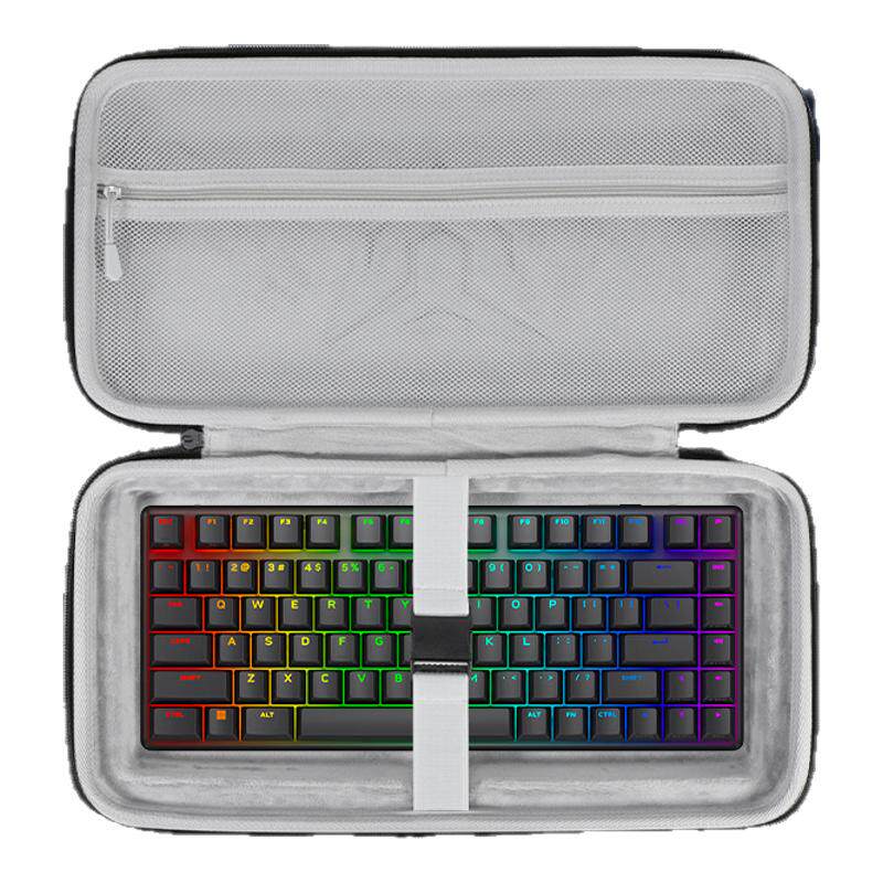 虎炳适用ALIENWARE外星人键盘收纳包抗压防震AW PRO键盘包手提便携防摔机械键盘一体收纳包75键便携盒