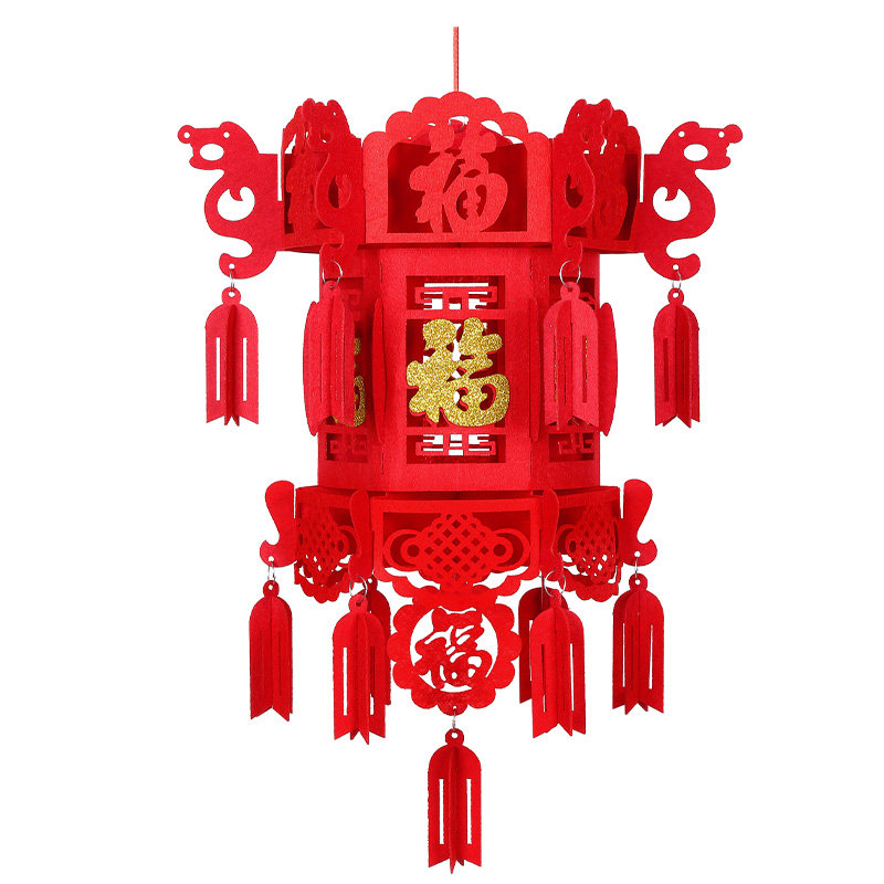 2026新款小红灯笼挂饰过新年布置春节年味氛围装饰手工diy中国风