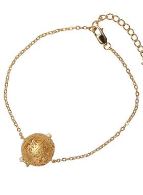 着料｜博物馆文创香囊银镀金手链