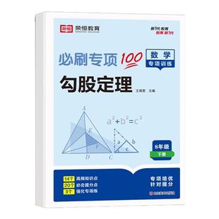 八年级下册数学专项训练初中必刷题人教版数据的分析一次函数勾股定理二次根式同步训练初二8年级教材知识点精讲练习题册学习资料