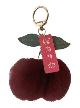 皮草包包挂饰钥匙扣挂件生日礼物