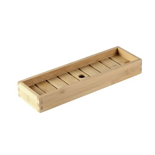 网红商用长方形竹盒牛牛章鱼薪火水煎肉专用摆盘创意烤肉火锅餐具