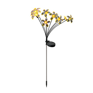 太阳能草坪灯户外庭院布置景观灯别墅花园装饰桃花家用防水地插灯