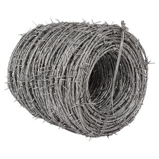 铁丝网围栏钢丝刺绳刺铁丝铁蒺藜隔离护栏网围墙防爬刺防盗刺圈地