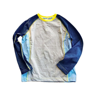 儿童速干衣春秋迪桑棉男童训练服快干衣女童运动T恤长袖打底衫