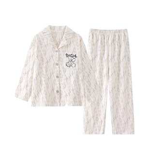 睡衣男童青少年纯棉套装春秋季儿童中大童男孩家居服夏款新款衬衫