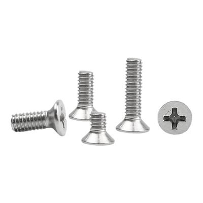 十字沉头304不锈钢微型小螺钉