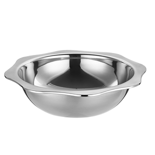 不锈钢火锅盆电磁炉火锅锅清汤火锅盆酸菜鱼小龙虾专用浅盆八角盆