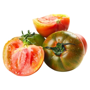 顺丰丹东铁皮西红柿子草莓番茄新鲜水果碱地绿腚自然熟生吃包邮