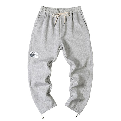 冬季高个子加绒加长运动裤抽绳裤