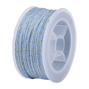 【30米】18股藏式加金手搓棉线串黄金珠红绳子手链编织绳手绳材料