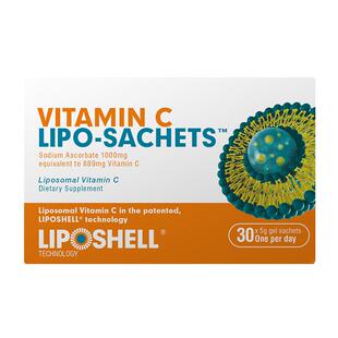 新西兰进口Lipo-Sachet利铂VC脂质体维生素C液体 30包/盒