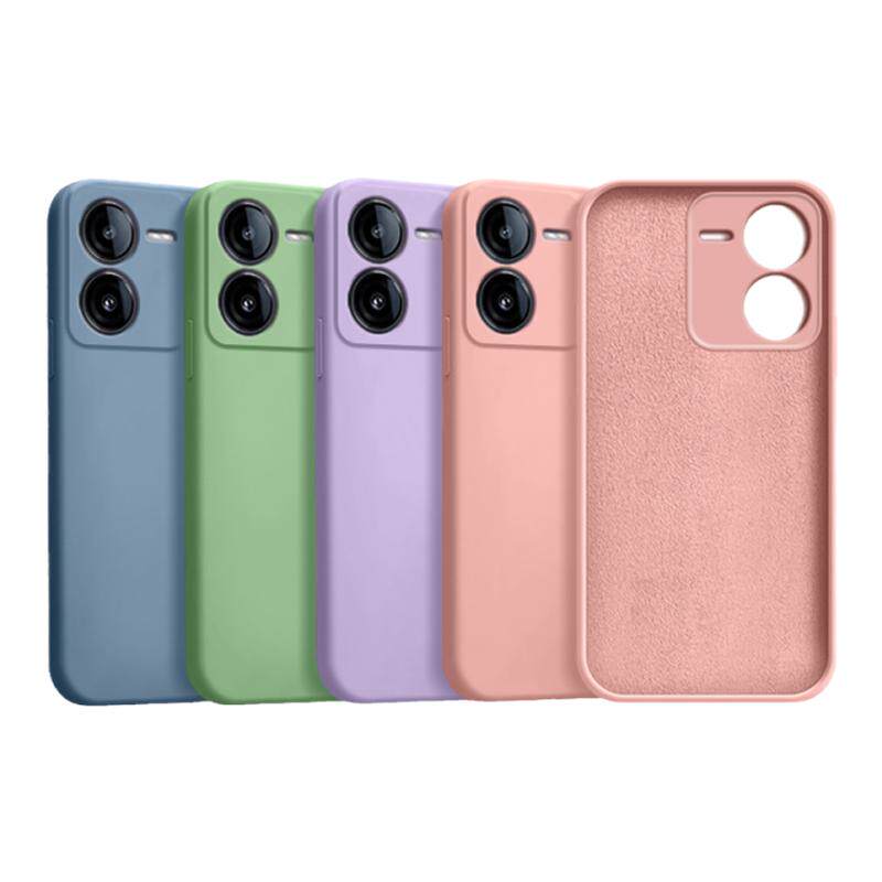 适用于iQOO Z10turbo Pro手机壳爱酷Z9x液态硅胶iQ00Z8直边保护套Z7i亲肤iqooZ6男女Z5x简约3防摔1磨砂Z11i壳
