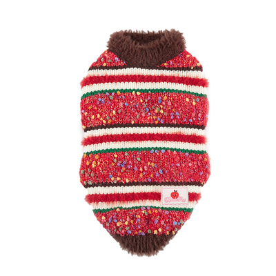 宠物狗狗猫咪圣诞毛衣红色衣服