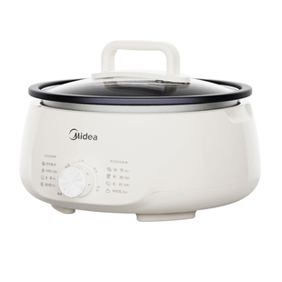 美的电火锅专用锅家用宿舍电煮锅小型分体式多功能小电锅电炒锅