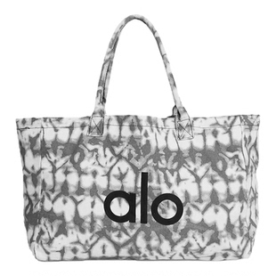 ALO瑜伽包手提单肩印花帆布包男女通用大容量购物袋多功能托特包