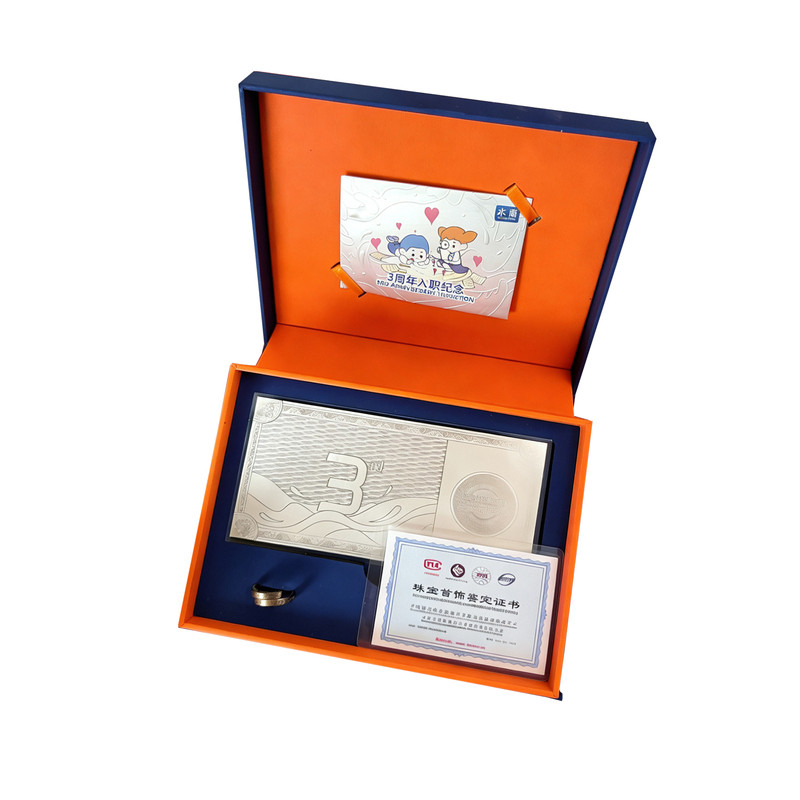 定制银钞纪念品银箔银钞名片公司年会商务礼品周年员工奖励纪念品