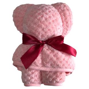 小熊毛巾伴手礼盒结婚满月生日女伴娘宾客礼品幼儿园礼物方巾实用