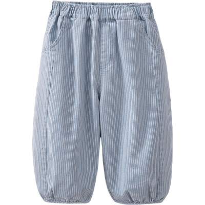 马克珍妮[松弛休闲]牛仔灯笼裤